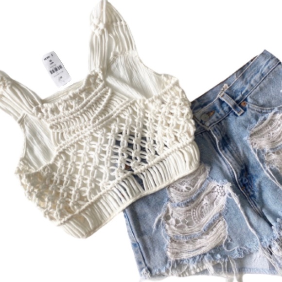 LF Furst of a Kind ★ Vintage Levi's® ★ Lace Short - Picture 8 of 10